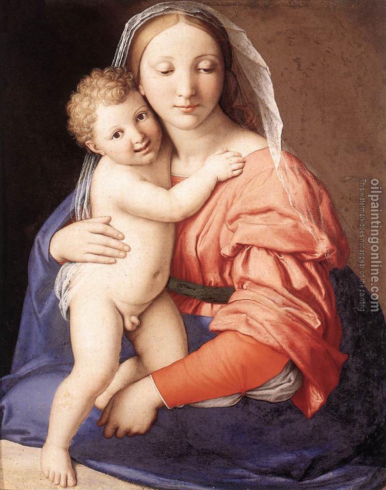 Giovanni Battista Salvi da Sassoferrato - Madonna And Child